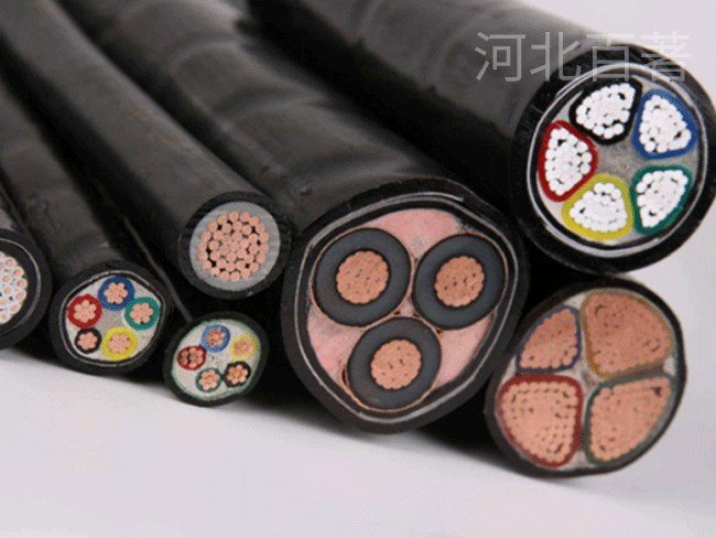 電纜橋架內(nèi)部多根電纜 電纜橋架內(nèi)部多根電纜